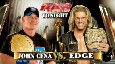 John Cena Vs Edge - Campeón Vs Campeón - RAW 08/12/2008