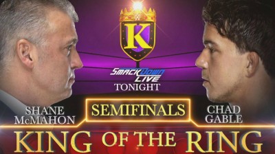 KING OF THE RING - SHANE MCMAHON VS CHAD GABLE - SMACK DOWN 10 DE SEPTIEMBRE DE 2019