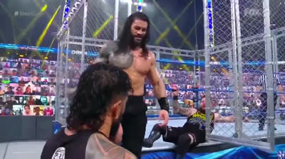 Roman Reigns vs Kevin Owens Steel Cage Universal Title