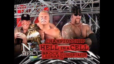 Brock Lesnar Vs The Undertaker - Hell In a Cell Match - Campeonato de WWE - No Mercy 2002