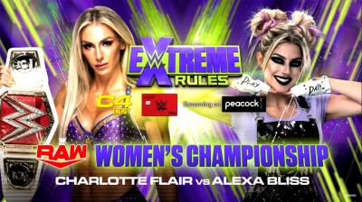 Charlotte Flair Vs Alexa Bliss - Campeonato Femenino de RAW - Extreme Rules 2021