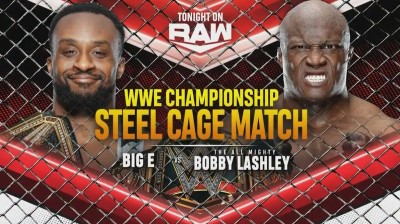 Big E Vs Bobby Lashley - Steel Cage Match - Campeonato de WWE - RAW 27/09/2021