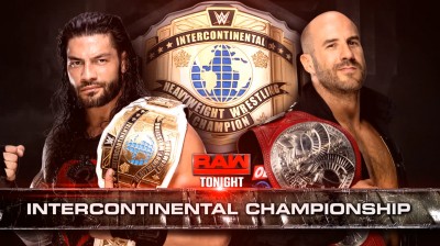 Roman Reigns Vs Cesaro - Campeonato Intercontinental - RAW 11/12/2017