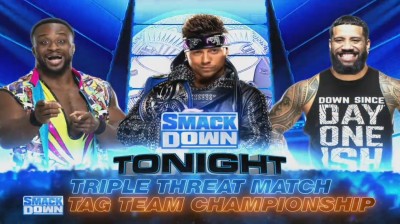 BIG E VS THE MIZ VS JEY USO - SMACK DOWN 17 DE ABRIL DE 2020
