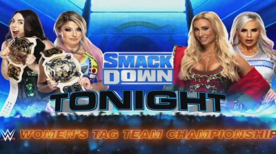 NIKKI CROSS & ALEXA BLISS VS CARMELA & DANA BROOKE - SMACK DOWN 24 DE ABRIL DE 2020