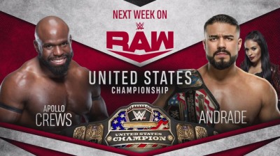 APOLLO CREWS VS ANDRADE - RAW 27 ABRIL DE 2020