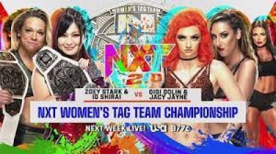 Io Shirai y Zoey Stark Vs Toxic Attraction - Campeonatos Femeninos en Parejas de NXT - NXT 2.0 28/09/2021