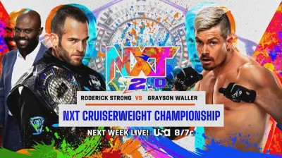 Roderick Strong Vs Grayson Waller - Campeonato Crucero de NXT - NXT 2.0 28/09/2021