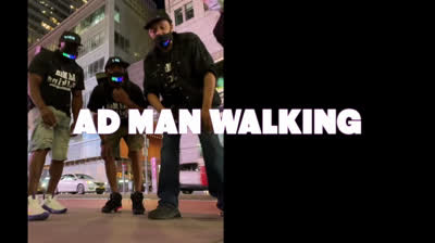 Ad Man Walking TikTok @Alien_Vybz