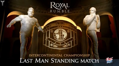 Dean Ambrose Vs Kevin Owens - Last Man Standing Match - Campeonato Intercontinental - Royal Rumble 2016
