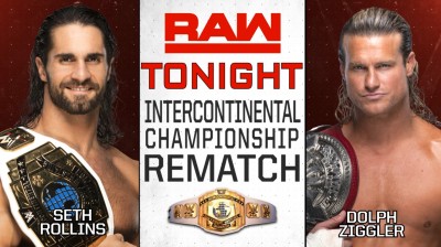 Seth Rollins Vs Dolph Ziggler - Campeonato Intercontinental - RAW 17/09/2018