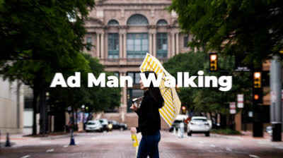 Ad Man Walking Teaser 1