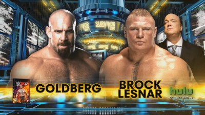 Goldberg Vs Brock Lesnar - Survivor Series 2016
