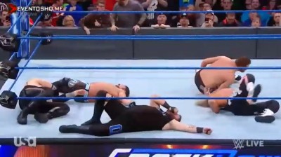 AJ Styles Vs Dolph Ziggler Vs Kevin Owens Vs Sami Zayn Vs Baron Corbin - SmackDown 06/03/2018