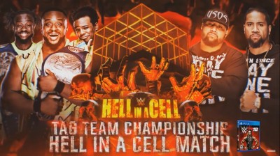 The New Day Vs The Usos - Hell In a Cell Match - Campeonatos en Parejas de SmackDown - Hell In a Cell 2017