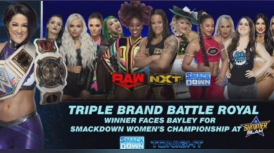 WOMENS TRIPLE BRAND BATTLE ROYAL - SMACK DOWN 14 DE AGOSTO DE 2020