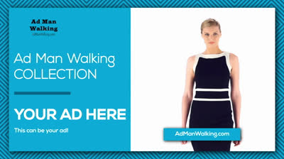 This could be your ad! Ad Man Walking Ads Promo 3