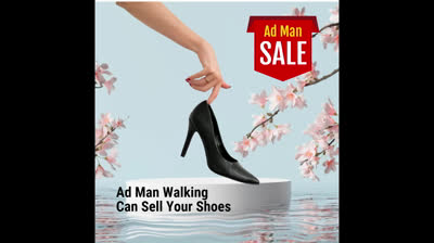 This could be your ad! Ad Man Walking Ads Promo 5