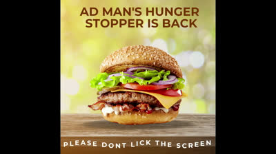 This could be your ad! Ad Man Walking Ads Promo 6