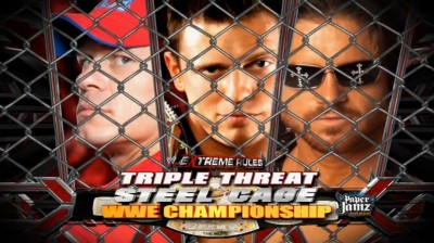 JOHN CENA VS THE MIZ VS JOHN MORRISON - EXTREME RULES 2011