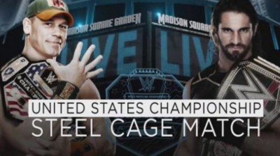 JOHN CENA VS SETH ROLLINS - WWE MADISON SQUARE GARDEN 3 DE OCTUBRE DE 2015