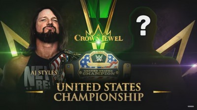 AJ Styles Vs Humberto Carrillo - Campeonato de los Estados Unidos - Crown Jewel 2019