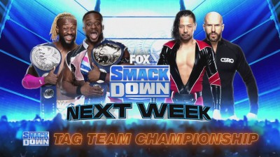 THE NEW DAY VS NAKAMURA & CESARO - SMACK DOWN 12 DE JUNIO DE 2020