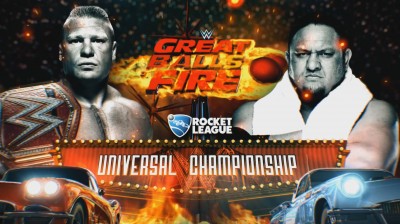 Brock Lesnar Vs Samoa Joe - Campeonato Universal - Great Balls Of Fire 2017