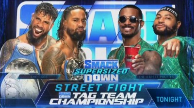 THE USOS VS THE STREET PROFITS - SMACK DOWN SUPERSIZED 15 DE OCTUBRE DE 2021