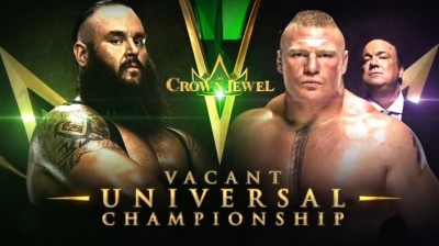 BRAUN STROWMAN VS BROCK LESNAR - CROWN JEWELL 2018