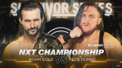 Adam Cole Vs Pete Dunne - Campeonato de NXT - Survivor Series 2019