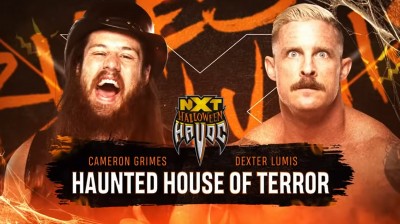 Dexter Lumis Vs Cameron Grimes - Haunted House Of Terror Match - NXT Halloween Havoc 28/10/2020