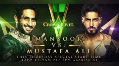 MANSOOR VS MUSTAFA ALI - CROWN JEWLL 2021
