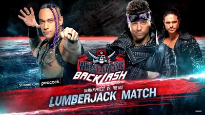 Damian Priest Vs The Miz - Lumberjack Match - Wrestlemania Backlash 2021