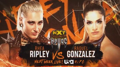 Rhea Ripley Vs Raquel Gonzalez - NXT Halloween Havoc 28/10/2020