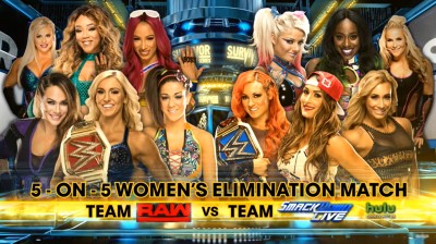 Team RAW Vs Team SmackDown - Women's 5 on 5 Elimination Match - Survivor Series 2016