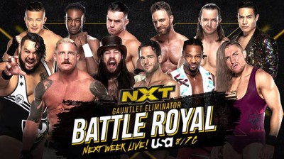 12- MAN BATTLE ROYAL QUALIFY FOR GAUNTLET ELIMINATOR - NXT 31 DE MARZO DE 2021