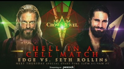 EDGE VS SETH ROLLINS - CROWN JEWELL 2021