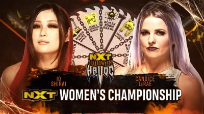 Io Shirai Vs Candice LeRae - Tables, Ladders & Scares - Campeonato Femenino de NXT - NXT Halloween Havoc 28/10/2020