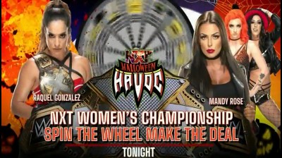 Raquel Gonzalez Vs Mandy Rose - Trick or Street Fight - Campeonato Femenino de NXT - NXT 2.0 Halloween Havoc 26/10/2021
