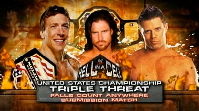 Daniel Bryan Vs The Miz Vs John Morrison - Submission Count Anywhere - Campeonato de los Estados Unidos - Hell In a Cell 2010