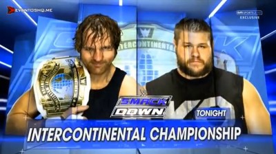 Dean Ambrose Vs Kevin Owens - Campeonato Intercontinental - SmackDown 07/01/2016