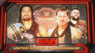 Roman Reigns Vs Chris Jericho - Campeonato de los Estados Unidos - RAW 31/10/2016