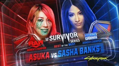 Asuka Vs Sasha Banks - Campeón Vs Campeón - Survivor Series 2020
