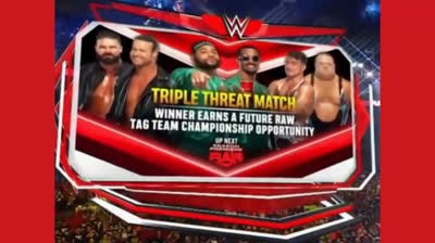 TRIPLE THERE MATCH TAG TEAM - RAW 25 DE OCTUBRE DE 2021