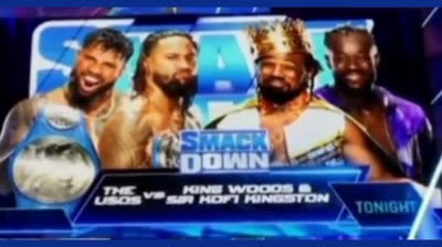 THE USOS VS KING WOODS & KOFI KINGSTON - SMACK DOWN 29 DE OCTUBRE DE 2021