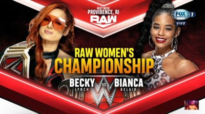 Becky Lynch Vs Bianca Belair - Campeonato Femenino de RAW - RAW 01/11/2021