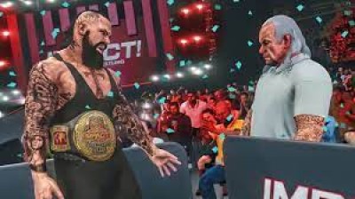 undertakers Son Notices his Father in The IMPACT Crowd (WWE 2K)