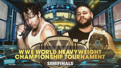 Dean Ambrose Vs Kevin Owens - Semifinal Torneo Campeonato Mundial Peso Pesado de WWE - Survivor Series 2015