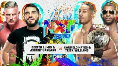 Johnny Gargano y Dexter Lumis Vs Carmelo Hayes y Trick Williams - NXT 2.0 02/11/2021